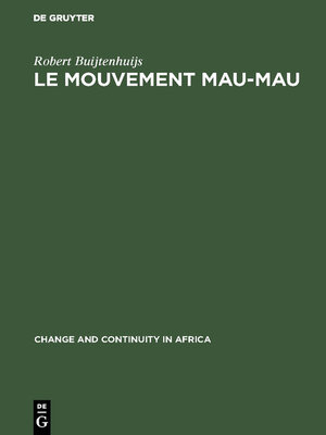 cover image of Le Mouvement Mau-Mau